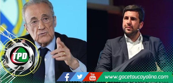 Florentino Pérez inicia su candidatura con Enrique Riquelme.