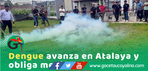 Dengue en Atalaya: activan plan urgente de fumigación