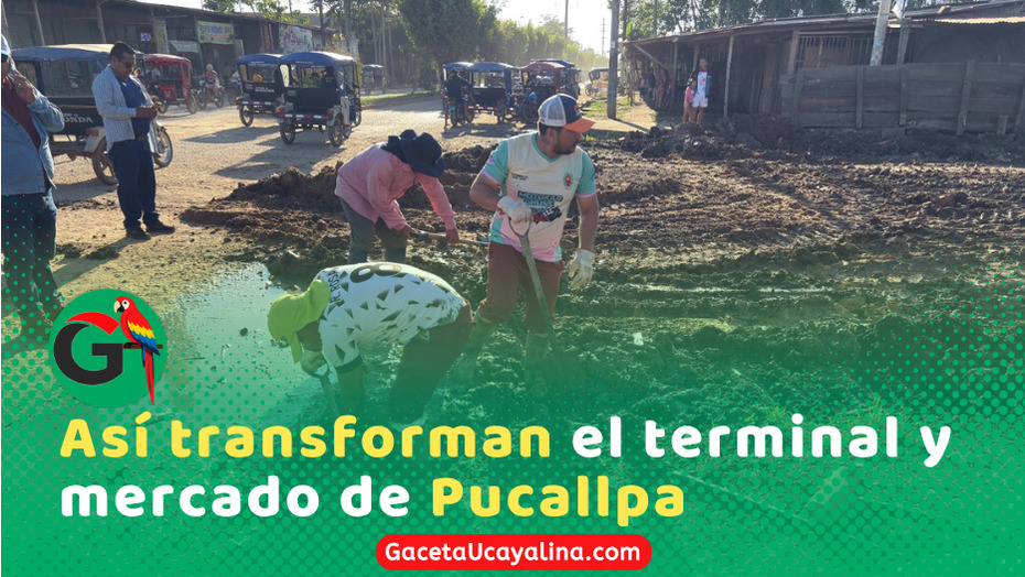 Comando Limpieza interviene terminal y mercado en Pucallpa