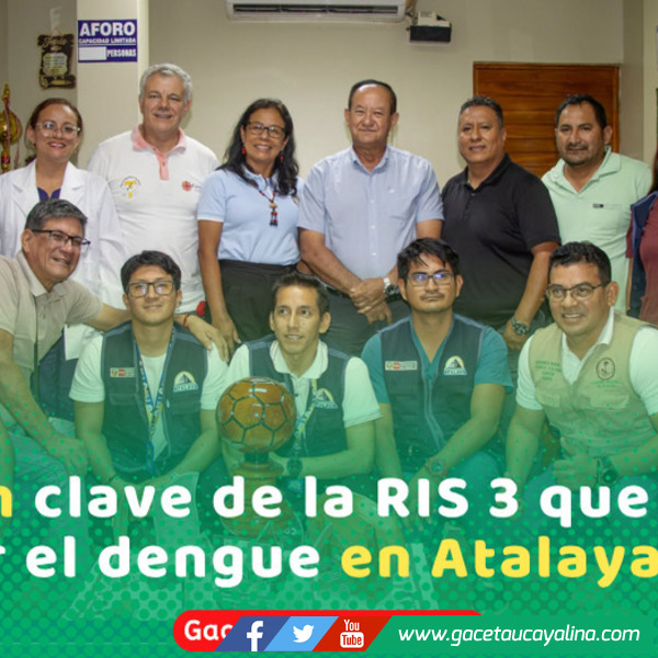 Dengue en Atalaya: RIS 3 de Atalaya refuerza fumigación desde el 26 de mayo