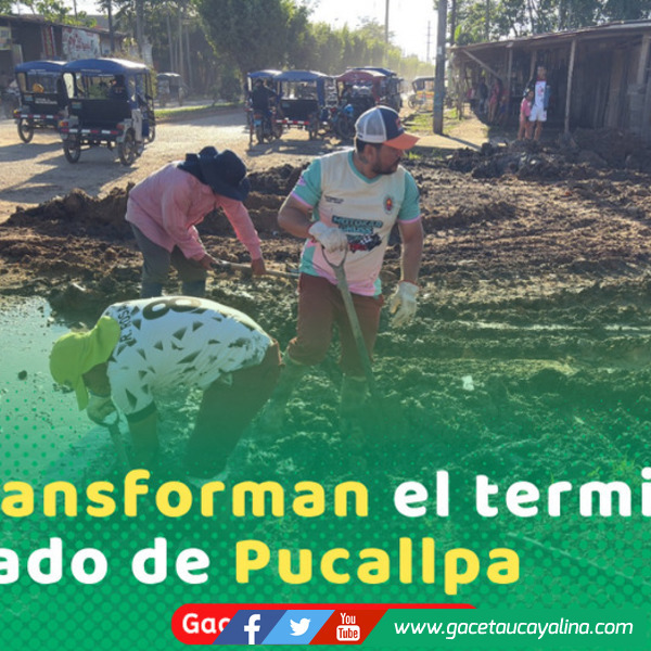 Comando Limpieza interviene terminal y mercado en Pucallpa