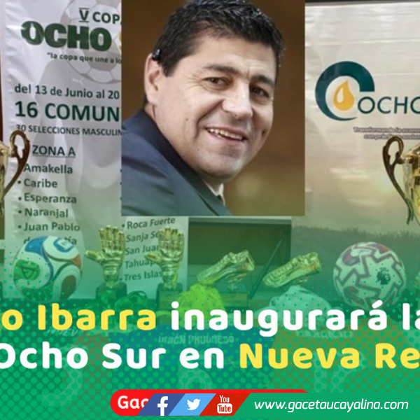 “Checho” Ibarra llega este 29 de mayo a Pucallpa para inicio de la “V Copa Ocho Sur”