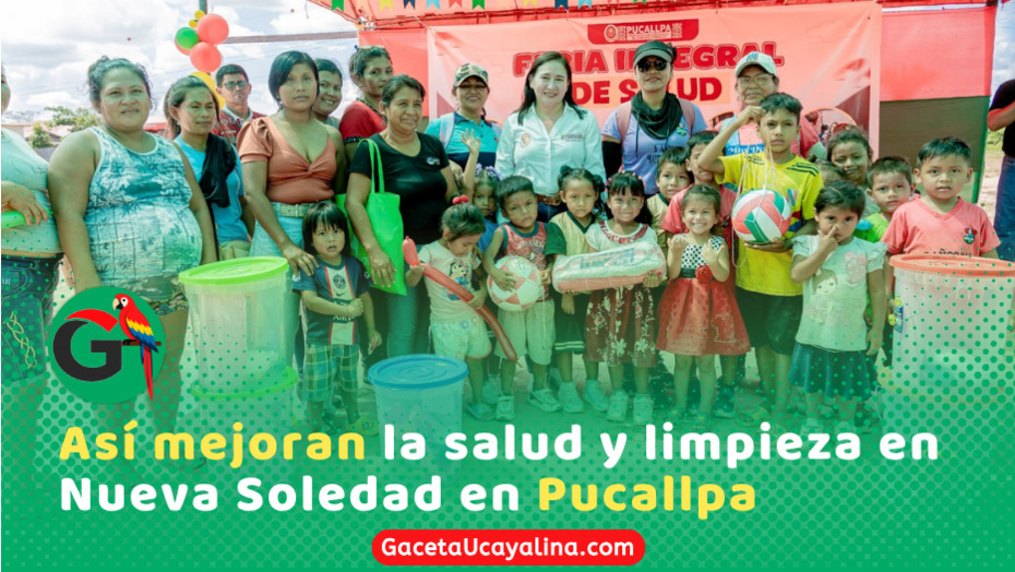 Feria de salud beneficia a vecinos de Nueva Soledad en Pucallpa