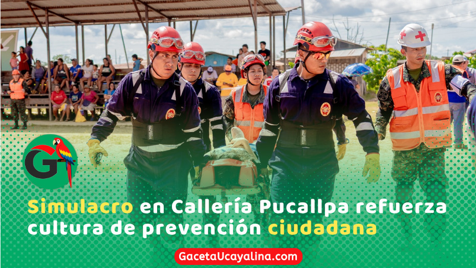 Simulacro multipeligro fortalece respuesta en Pacacocha Pucallpa