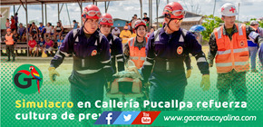 Simulacro multipeligro fortalece respuesta en Pacacocha Pucallpa