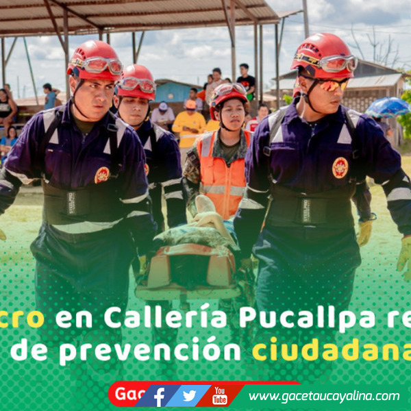 Simulacro multipeligro fortalece respuesta en Pacacocha Pucallpa