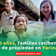 Municipalidad entrega 67 títulos en San Lorenzo en Yarinacocha