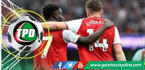 Arsenal goleó 3-0 a Fulham y es líder en la Premier League