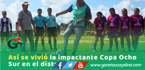 Gran fiesta deportiva intercomunidades fue inauguración de la “V Copa Ocho Sur”