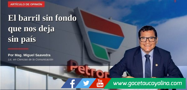 El barril sin fondo que nos deja sin país