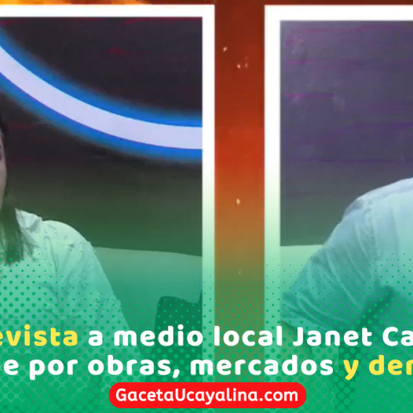 En entrevista a medio local Janet Castagne responde por obras, mercados y denuncias