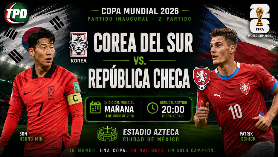 Corea del Sur y República Checa debutan mañana en Guadalajara