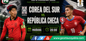 Corea del Sur y República Checa debutan mañana en Guadalajara