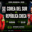 Corea del Sur y República Checa debutan mañana en Guadalajara