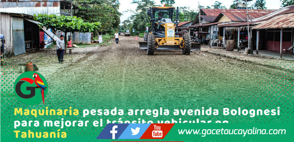 Municipio de Tahuanía repara calles en barrio Las Brisas