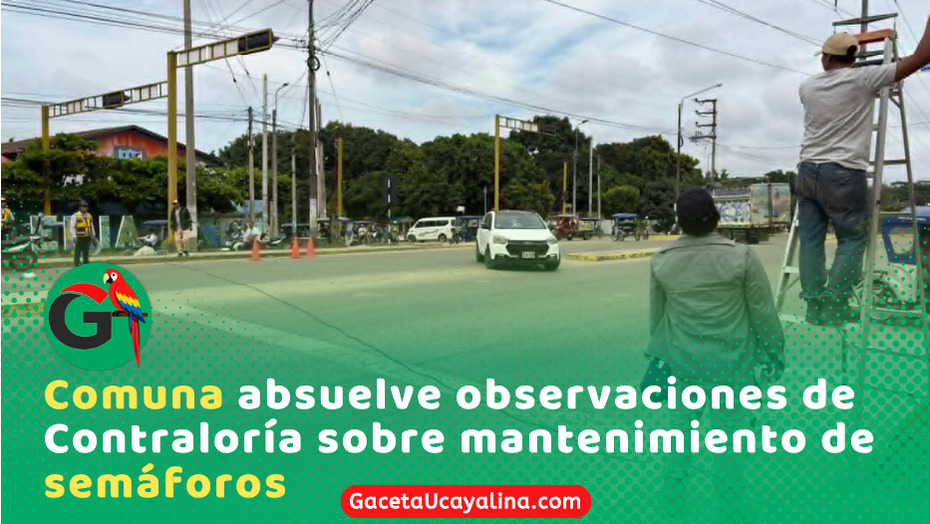Coronel Portillo renovará semáforos con tecnología LED en jirón Atahualpa