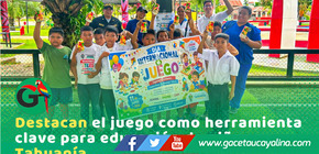 Municipio de Tahuanía promueve el desarrollo infantil por Día del Juego