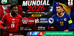 Canadá y Bosnia miden fuerzas hoy en la Copa Mundial a las 14:00 hora del Perú