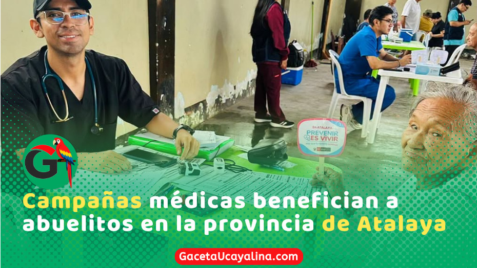 Red de Salud Atalaya realiza jornada preventiva para adultos mayores