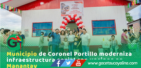 Alcaldesa Janet Castagne entrega local comunal refaccionado en Manantay