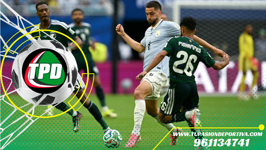 Uruguay y Arabia Saudita empatan uno a uno en Miami