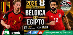 Bélgica y Egipto debutan hoy en el Mundial de 2026