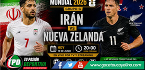 Irán y Nueva Zelanda debutan hoy en el Mundial 2026
