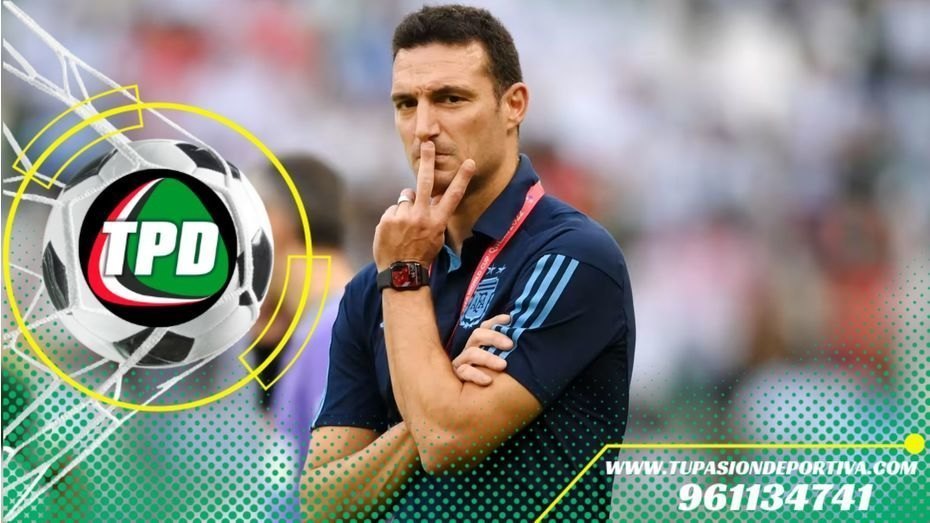 Scaloni: "Más allá de ganar 3-0, fue un partido difícil"