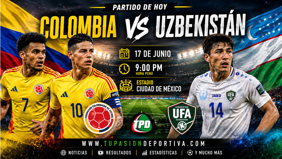 Colombia mide fuerzas ante la debutante Uzbekistán en el Mundial