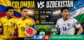 Colombia mide fuerzas ante la debutante Uzbekistán en el Mundial