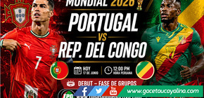 Portugal enfrenta a República Democrática del Congo en el Mundial