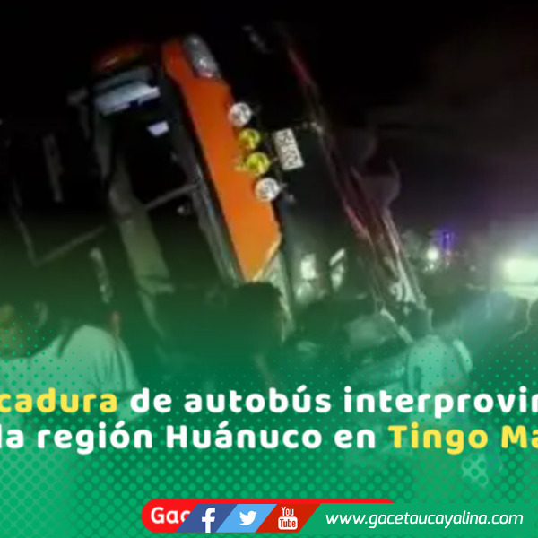 Despiste de bus en la Carretera Central deja 11 fallecidos en Tingo María