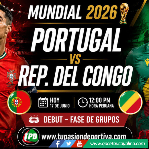 Portugal enfrenta a República Democrática del Congo en el Mundial