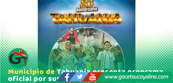 Distrito de Tahuanía celebra su 83.° aniversario con variadas actividades