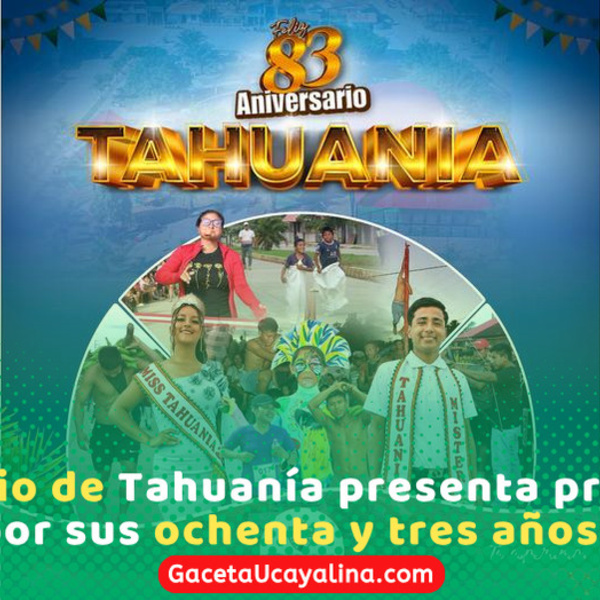 Distrito de Tahuanía celebra su 83.° aniversario con variadas actividades