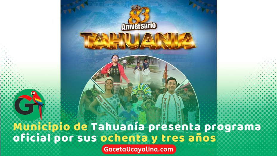 Distrito de Tahuanía celebra su 83.° aniversario con variadas actividades