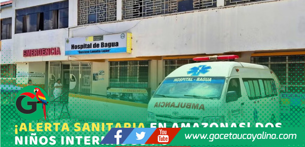 Dos niños son hospitalizados por leptospirosis en la región Amazonas