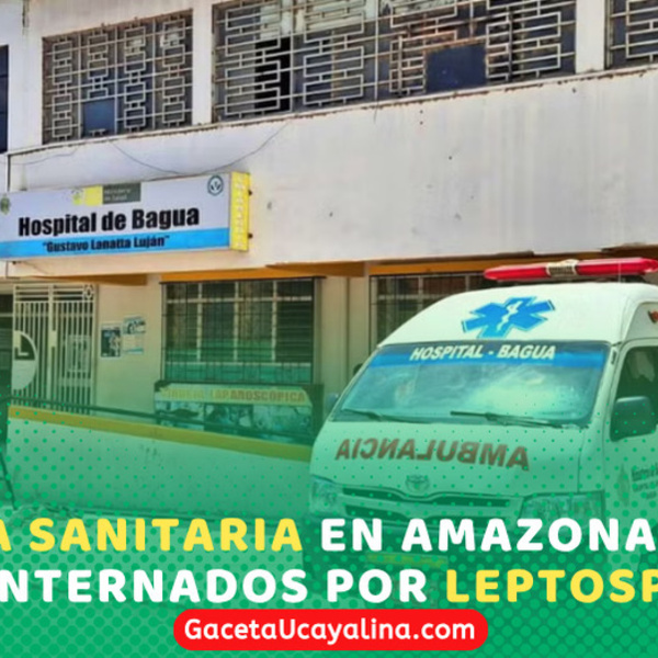 Dos niños son hospitalizados por leptospirosis en la región Amazonas
