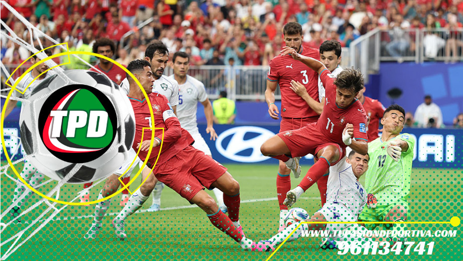Portugal aplasta cinco a cero a Uzbekistán con doblete histórico de Cristiano Ronaldo