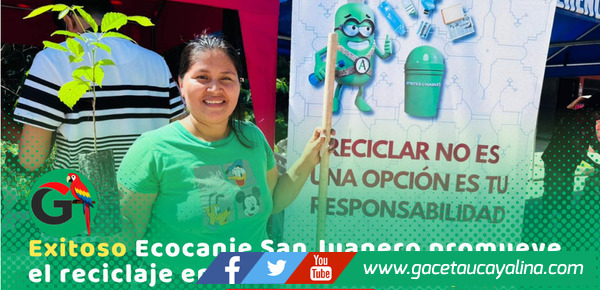 Municipio de Coronel Portillo recolecta una tonelada de reciclaje en víspera de San Juan