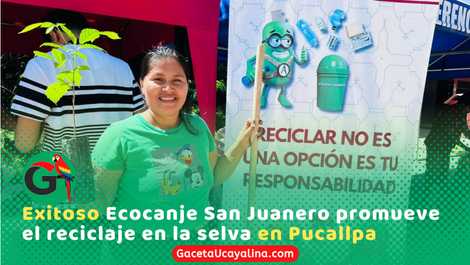 Municipio de Coronel Portillo recolecta una tonelada de reciclaje en víspera de San Juan