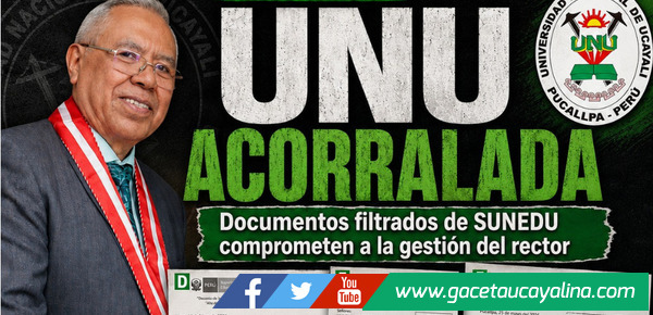 Documentos filtrados de SUNEDU acorralan la gestión de Edgardo Braul en Pucallpa