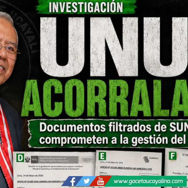 Documentos filtrados de SUNEDU acorralan la gestión de Edgardo Braul en Pucallpa