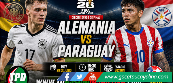 Alemania y Paraguay disputan hoy su pase a octavos de final