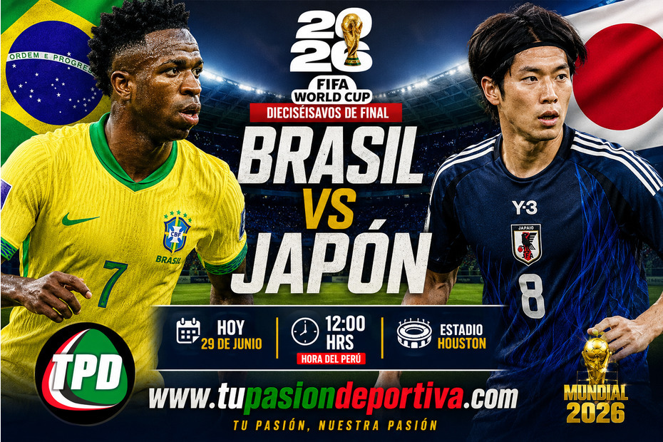 Brasil y Japón disputan hoy su pase a octavos de final