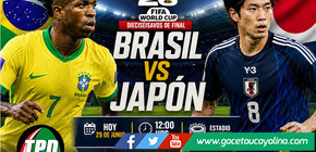 Brasil y Japón disputan hoy su pase a octavos de final