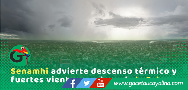 Quinto friaje del año provocará lluvias intensas en la selva