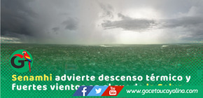 Quinto friaje del año provocará lluvias intensas en la selva