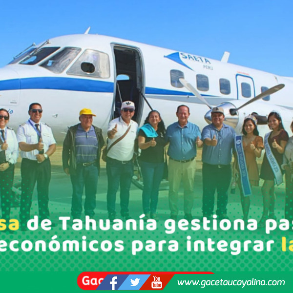 Inician vuelos subsidiados entre Pucallpa y Bolognesi por S/ 54.00