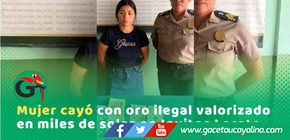 Policía incautan oro valorizado en S/ 50 mil en Iquitos